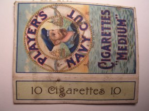 Player's Navy Cut cigarette pack