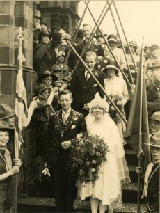 John Eric Lindsey and Mabel Ormondroyd wedding