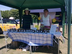 John Wallwork Preserves at the Pembury Fun Day in july 2010.